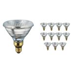 Multipack 12x Philips PAR38 IR 100W E27 230V Clear