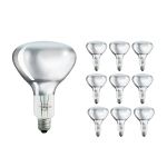 Multipack 10x Philips BR125 IR 250W E27 230-250V Clear