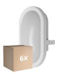 Multipack 6x Ledvance LED Bulkhead White 11W 800lm - 840 Cool White