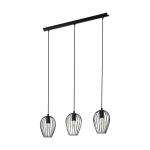 Eglo Pendant Newtown Steel Black | IP20 - Suitable for 3x E27 