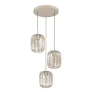Eglo Pendant Romazzina Steel Sandy | Suitable for 3x E27