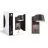 D'Lite Wall Light Lira Black 7W 600lm 830 Warm White | IP54 - Motion Sensor
