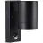 Nordlux Tin Wall Light Metal Black | Suitable for 1x GU10 - With Sensor
