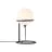 Nordlux Table Lamp Wilson Glass and Metal Black | Suitable for 1x G9