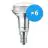 Multipack 6x Philips Corepro LED Spot E14 R50 2.8W 210lm 36D - 827 Extra Warm White | Replaces 40W