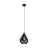 Eglo Pendant Carlton 5 Steel Black | IP20 - Suitable for 1x E27 