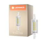 Ledvance Slim Line LED R7s 78mm Clear 7W 806lm - 827 Extra Warm White | Replaces 60W