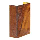 Nordlux Fold 10 Corten Wall Light Rusty Up & Down 7.5W 225lm - 830 Warm White