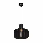 Nordlux Hazo 43 Pendant Wood Black | Suitable for 1x E27