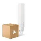Multipack 9x Philips CorePro PL-C LED 8.9W 990lm - 830 Warm White | 2-Pin - Replaces 26W